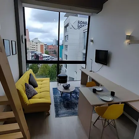 Loft Moderno Con Vista A Los Cerros En Chapinero Bogota Exterior photo